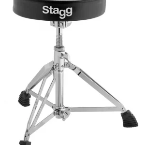 STAGG DT-52R Siège Rond Noire Promotion Saisonnière
