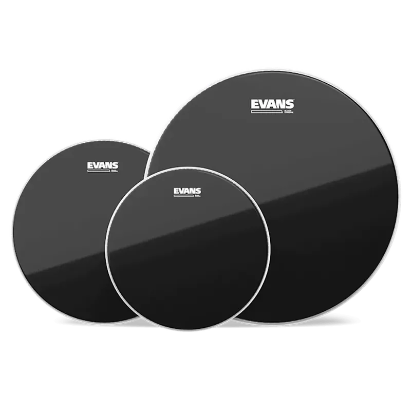 EVANS Pack Black Chrome 10"/12"/14" Vente Directe