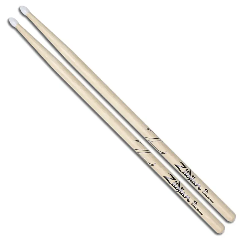 Meilleur Choix ZILDJIAN 5AN Baguettes Hickory 5A Nylon
