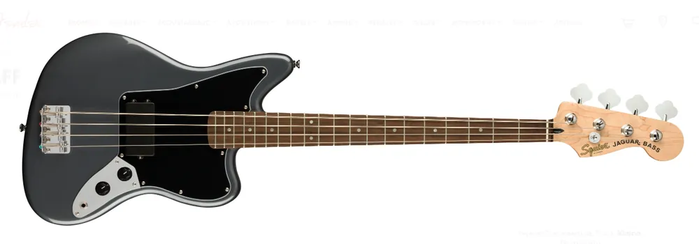 Squier Affinity Series Jaguar Bass H Charcoal Frost Metallic Prix Choc