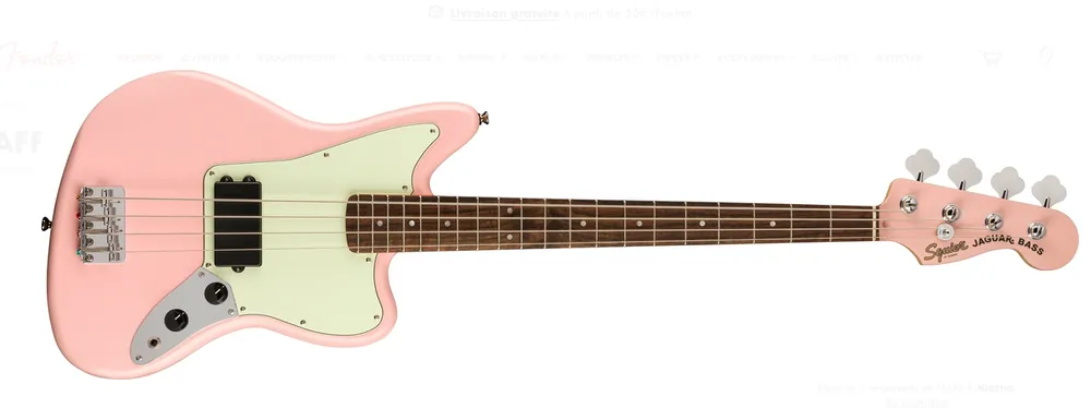 Prix Promo Squier Affinity Series Jaguar Bass H Shell Pink
