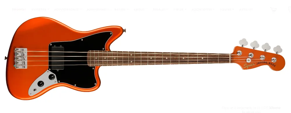 Promotion Saisonnière Squier Affinity Series Jaguar Bass H Metallic Orange