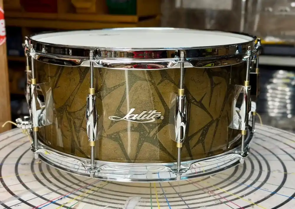 Commander Vite LALITE Steel Caisse Claire 14"x 6.5" Golden Rust