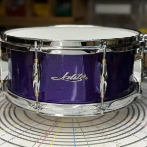 LALITE Erable Caisse Claire 13"x 5.5" Royal Purple Sparkle Expédié Aujourd'hui