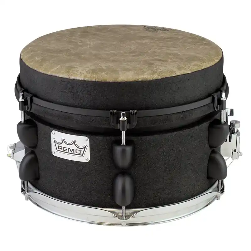 REMO Mondo Caisse Claire 12"x 09" Black Earth Vente Flash