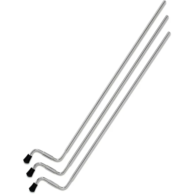 Expédié Aujourd'hui DW Pied Tom Basse Aluminium 27" Chrome (x3)