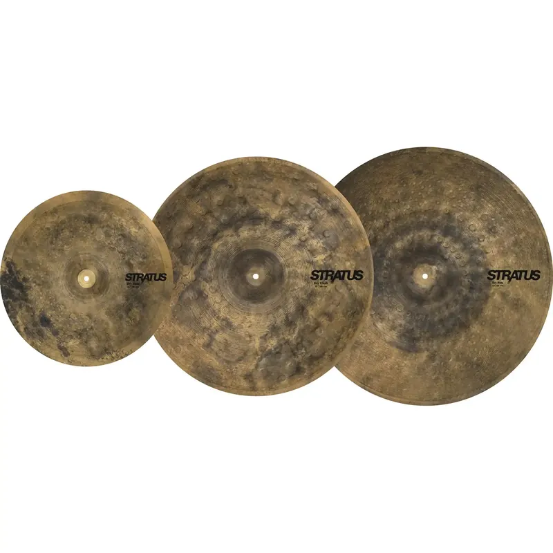 SABIAN Stratus Dry Perfomance Pack Cymbales 3pcs Nouvelle Collection