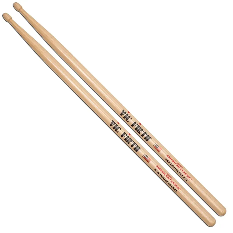 VIC FIRTH Baguettes 5A American Classic Hickory Extreme Double Glaze Achat Immédiat