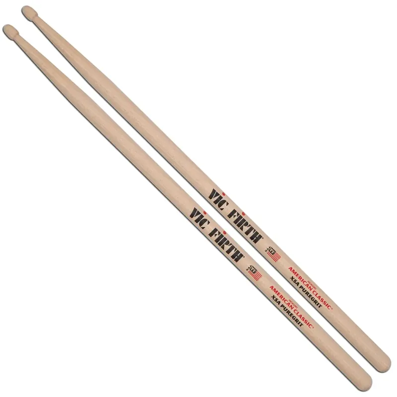 Solde VIC FIRTH Baguettes 5A American Classic Hickory Extreme Pure Grit