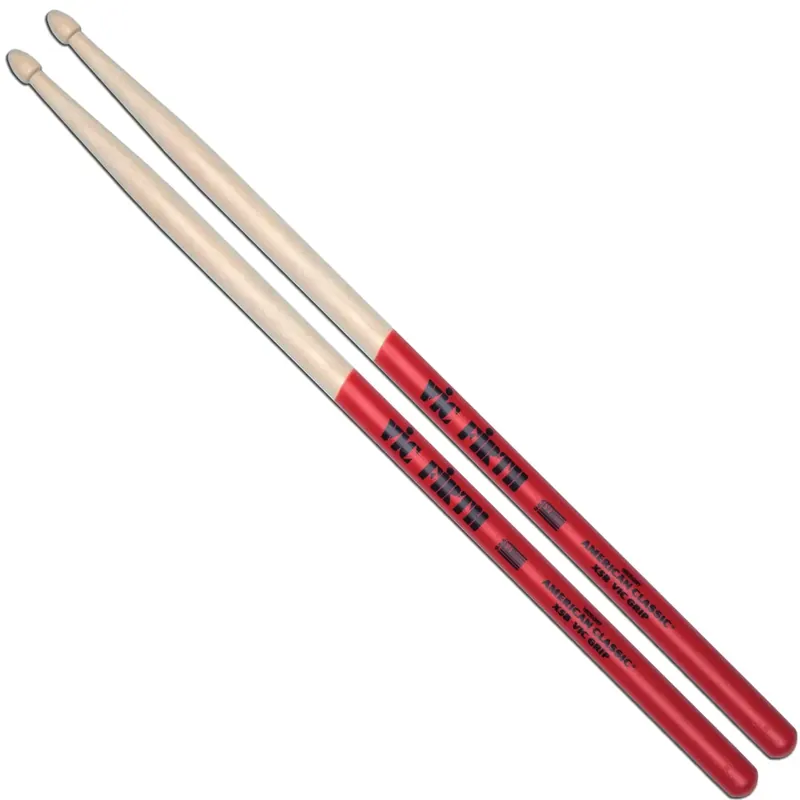 Authentique VIC FIRTH Baguettes 5B American Classic Hickory Extreme Grip