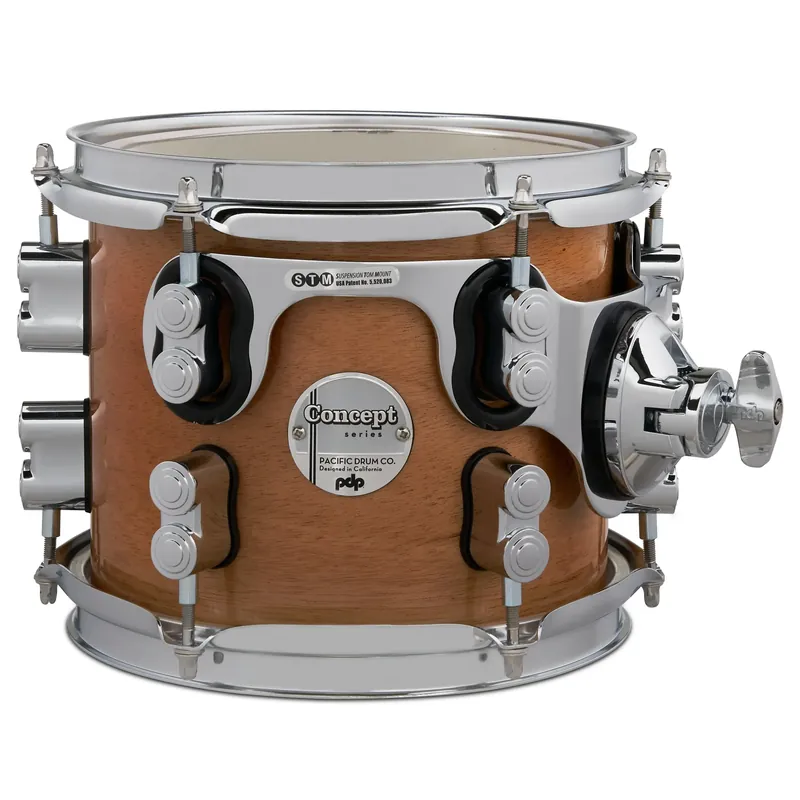 PDP Concept Exotic Tom 08"x 07" Honey Mahogany Lacquer Vente Directe