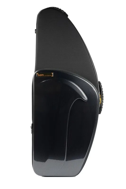 Haute Qualité Bam Cases New Trekking Tenor Sax Case - Black Carbon Look