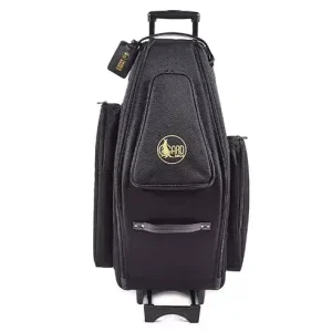 Produit De Marque Gard Bags Doubler‘s Tenor Sax Wheelie - Black Nylon