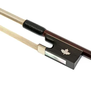 Offre Limitée Doerfler Master Pernambuco Violin Bow - Octagonal with Maple Leaf Inlay