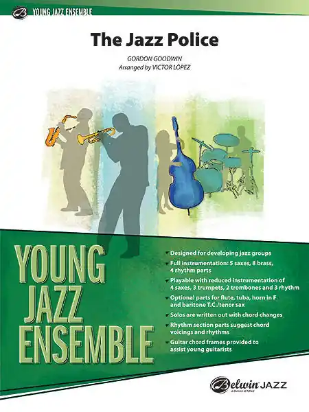 Must-Have Alfred Publishing Jazz Police - Goodwin/Lopez - Jazz Ensemble - Gr. 2