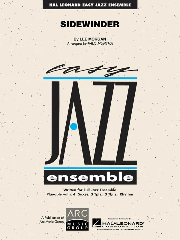 Hal Leonard Sidewinder - Morgan/Murtha - Jazz Ensemble - Gr. 2 Meilleur Choix