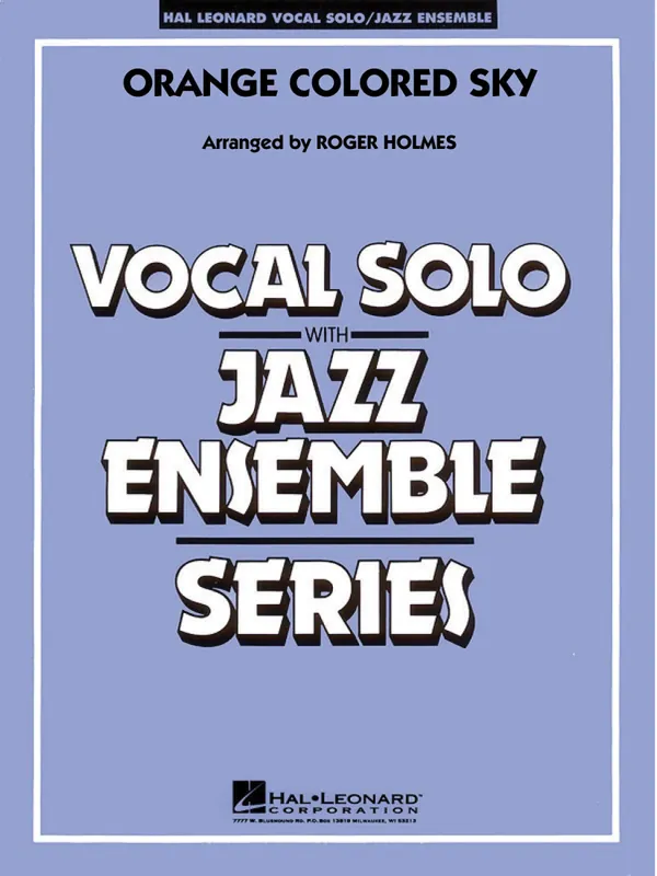 Hal Leonard Orange Colored Sky - Stein/DeLugg/Holmes - Jazz Ensemble/Vocal - Gr. 3-4 Commander Maintenant