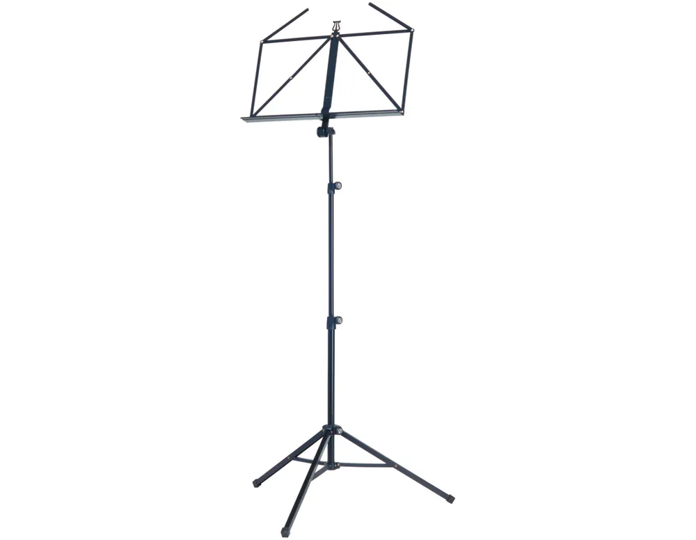 Meilleure Vente K & M Stands 10065 Three-Piece Folding Music Stand - Black