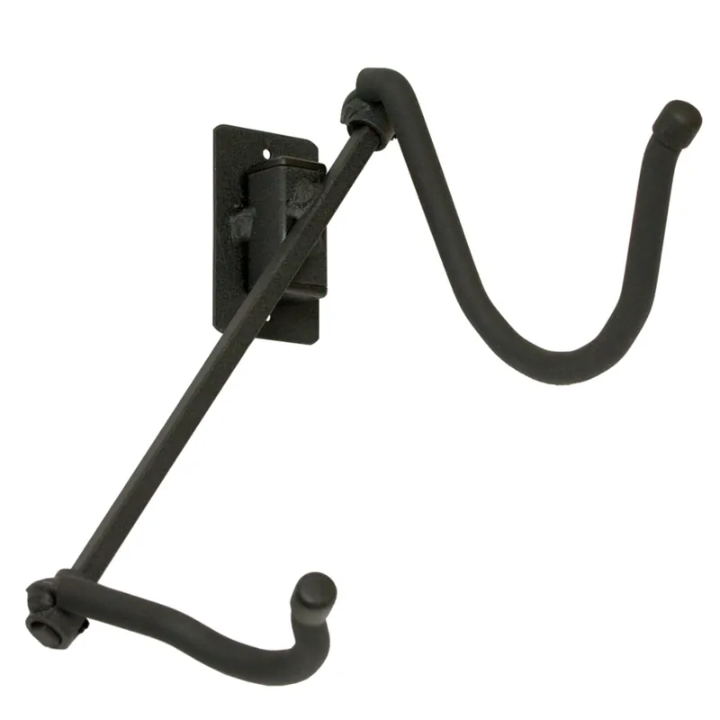 String Swing Flat Wall Mount Holder for Alto/Tenor Saxophone - Black Seulement Aujourd'hui