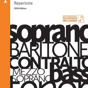 Produit De Marque Frederick Harris Music Company RCM Voice Repertoire Level 1, 2019 Edition - Voice - Book