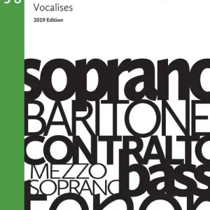 Offre Limitée Frederick Harris Music Company RCM Voice Vocalises Level 5-8, 2019 Edition - Voice - Book