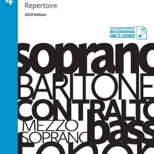 Commande En Gros Frederick Harris Music Company RCM Voice Repertoire Level 4, 2019 Edition - Voice - Book