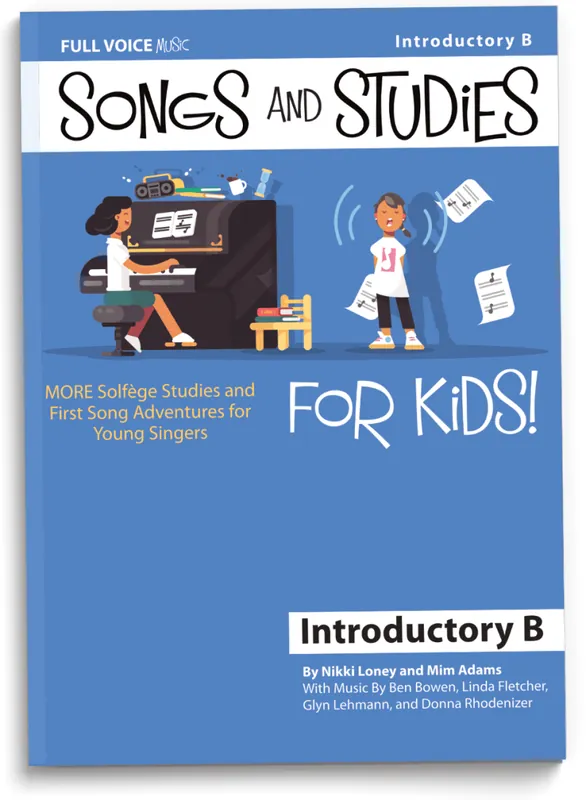 Haute Qualité Full Voice Music Songs and Studies for Kids! Introductory B - Loney/Adams - Book