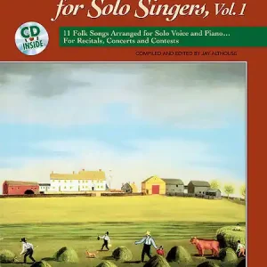 Vente Flash Alfred Publishing Folk Songs for Solo Singers, Vol. 1 - Althouse - Medium Low Voice - Book/CD