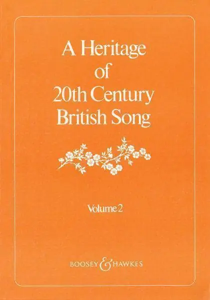 Dernier Modèle Boosey & Hawkes A Heritage of 20th Century British Song