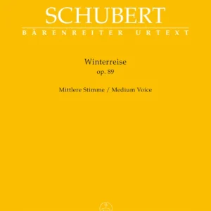 Baerenreiter Verlag Winterreise op. 89 D 911 - Schubert/Durr - Medium Voice/Piano - Book Petit Prix
