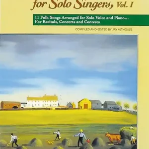 Prix Choc Alfred Publishing Folk Songs for Solo Singers, Vol. 1 - Althouse - Medium High Voice - Book