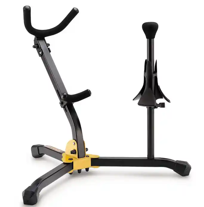 Prix Réduit Hercules Support pliable saxophone alto ou ténor avec cône sax soprano