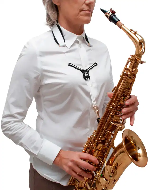 Vente Flash BG S28YBMSH Cordons - Zen écarteur noir - blanc - mousqueton métal