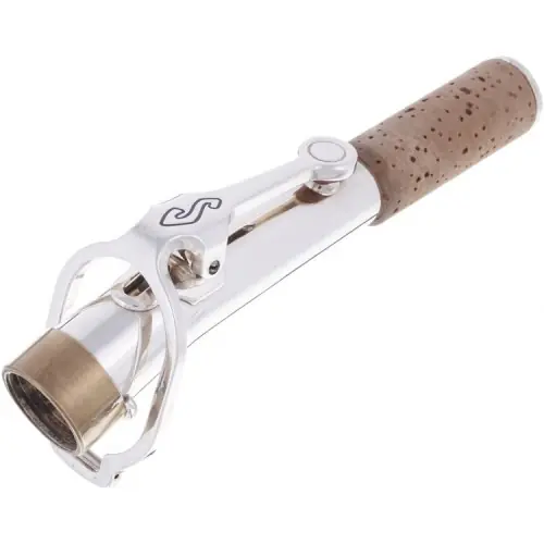 Jusqu'à Épuisement Des Stocks Selmer Bocal Sax Soprano Serie III Courbe Argent