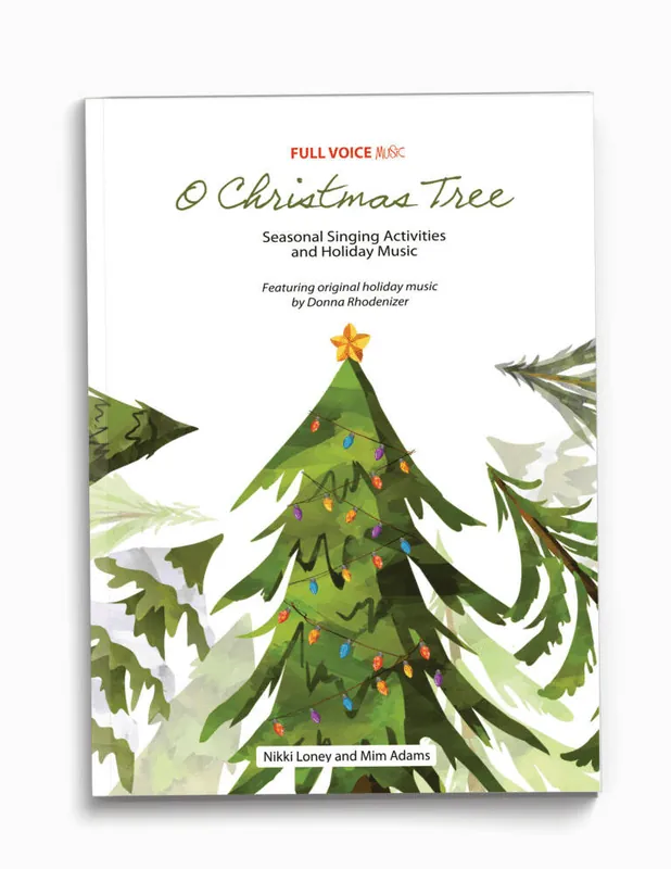 Full Voice Music O Christmas Tree Seasonal Singing Activities and Holiday Music - Loney/Adams - Book Bon Marché