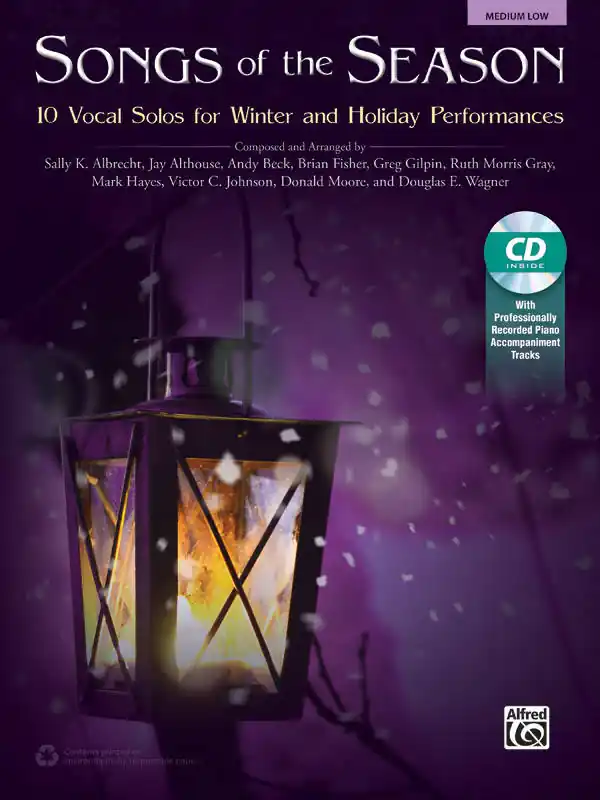 Alfred Publishing Songs of the Season - Medium Low Voice - Book/CD Prix Réduit