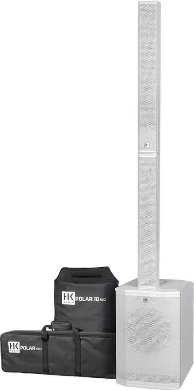 HK-Audio POLAR10-MK2-W Système colonne amplifié avec housses Satisfait Ou Remboursé