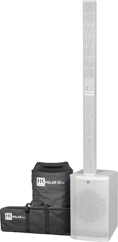 Commander Maintenant HK-Audio POLAR12-MK2-W Système colonne amplifié avec housses