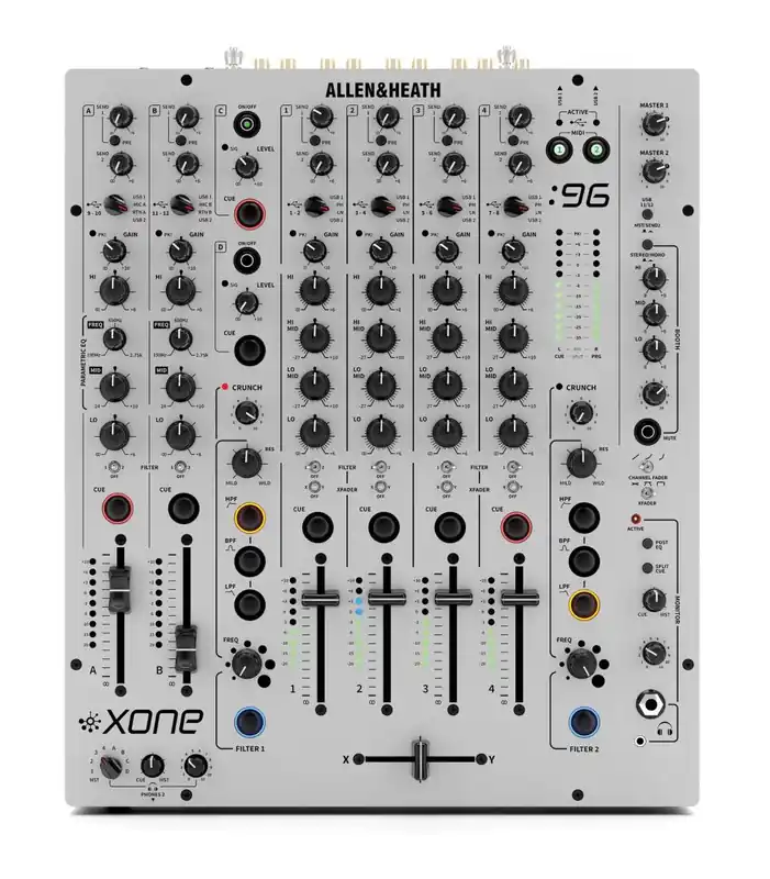 Allen & Heath Xone 96 6+2-channel Analogue DJ Mixer w/Dual 32-bit USB Soundcards Expédition Rapide