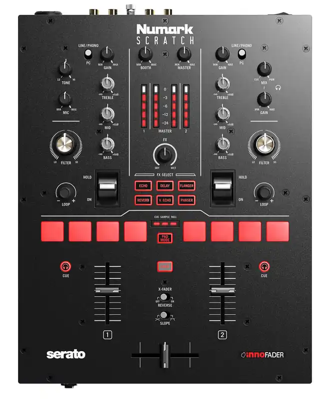 Vente Flash Numark Scratch 24-Bit 2-Channel Scratch Mixer