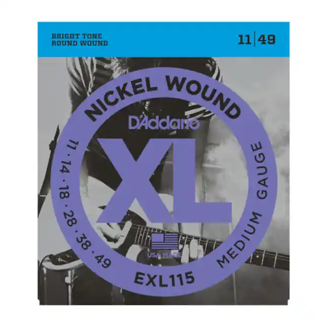 Prix Réduit D‘Addario NICKEL Medium/Blues-Jazz Rock, 11-49