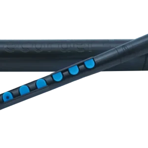 Nuvo Recorder+ with Case - Baroque Fingering - Black/Blue Dernier Modèle
