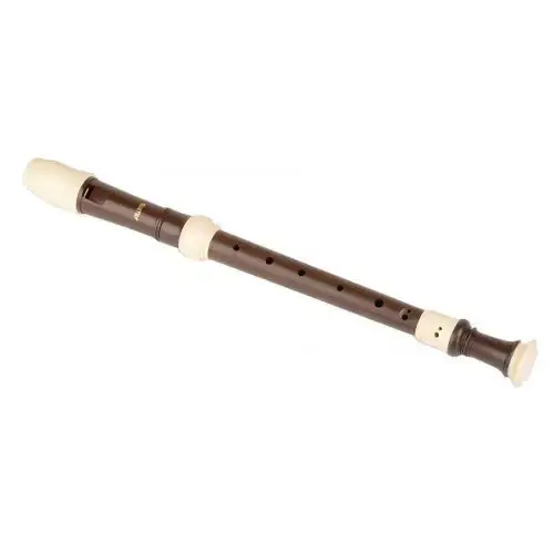 Aulos Alto 3 Piece Baroque Recorder - Brown Populaire