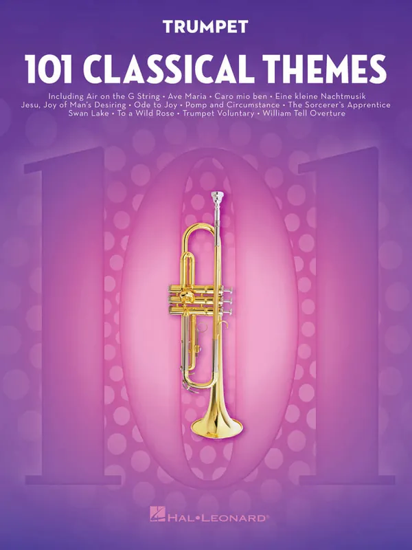 Nouveauté Hal Leonard 101 Classical Themes for Trumpet - Book