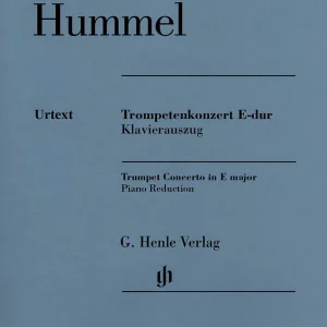 G. Henle Verlag Trumpet Concerto E major - Hummel/Kube - Trumpet/Piano Reduction - Parts Set Soldes
