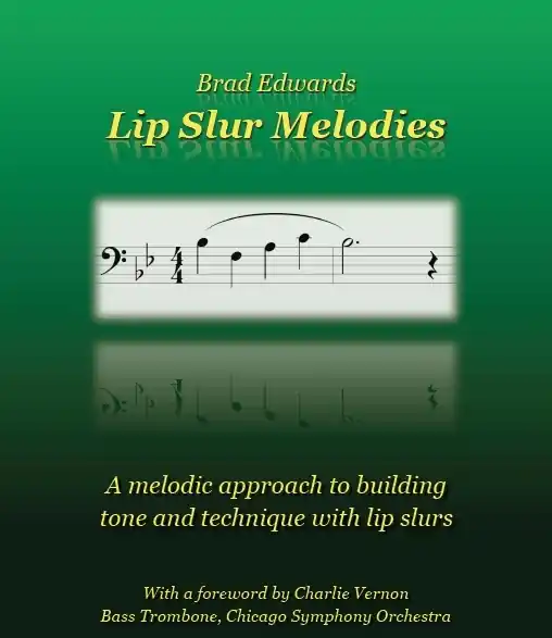 Hornbone Press Lip Slur Melodies - Edwards - Trombone - Book Commande En Gros
