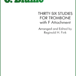 Carl Fischer Thirty-Six Studies for Trombone with F Attachment - Blume/Fink - Bass Trombone - Book Haute Qualité