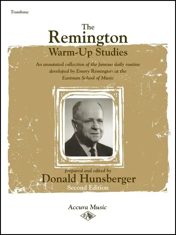 Accura Music Inc. The Remington Warm-Up Studies (Second Edition) - Hunsberger - Trombone - Book Solde