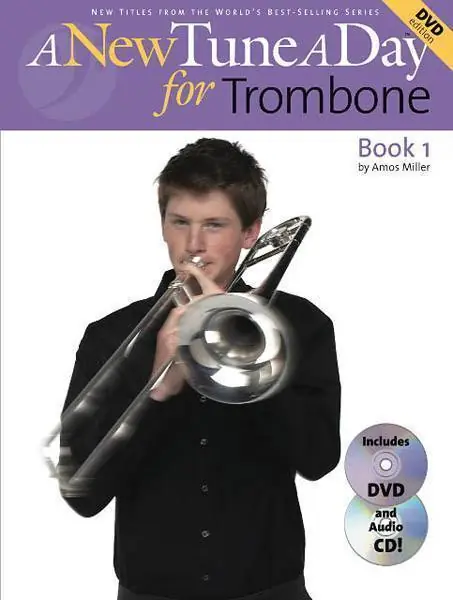Populaire Boston Music Company A New Tune a Day - Trombone, Book 1