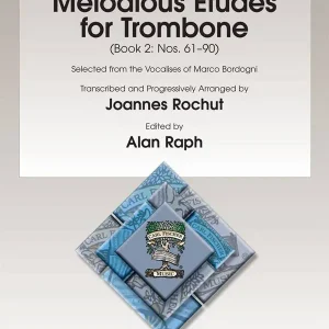 Carl Fischer Melodious Etudes for Trombone, Book 2 Nos. 61 - 90 - Bordogni/Rochut/Raph - Book/CD Produit De Marque